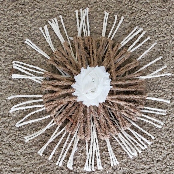 Set of 4 Wall Decor Handmade with Jute - Picture 6 of 8